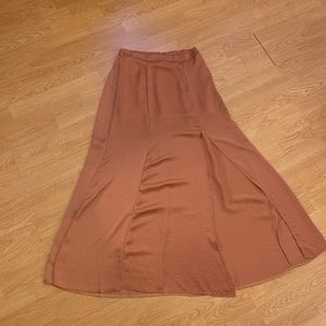 Full Length Rose Maxi Skirt
